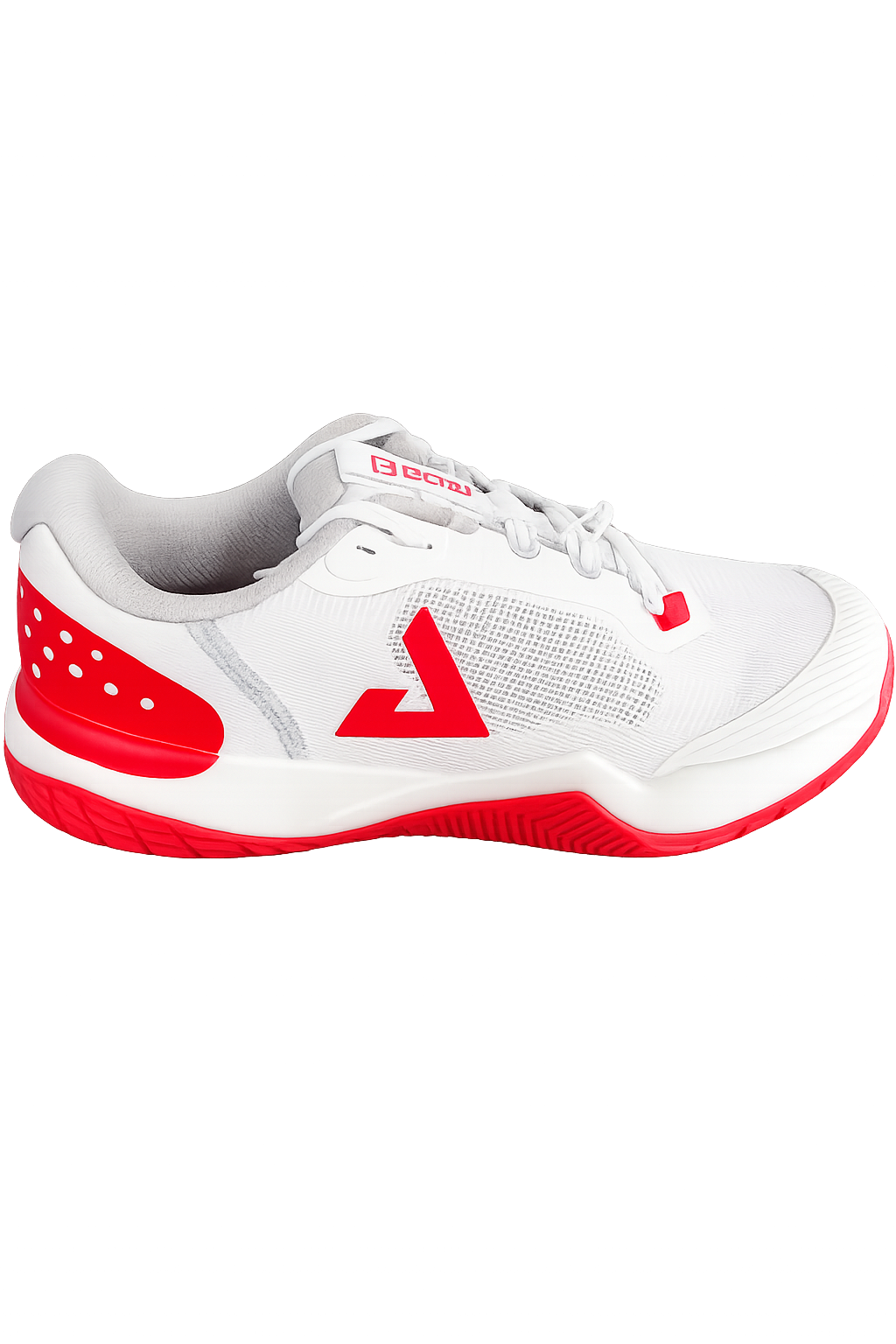 Joola Women's R4lly Pickleball Shoes - White/Bright Red