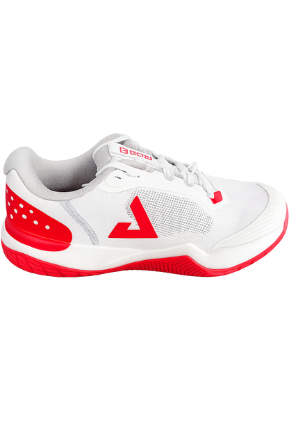 Joola Women's R4lly Pickleball Shoes - White/Bright Red