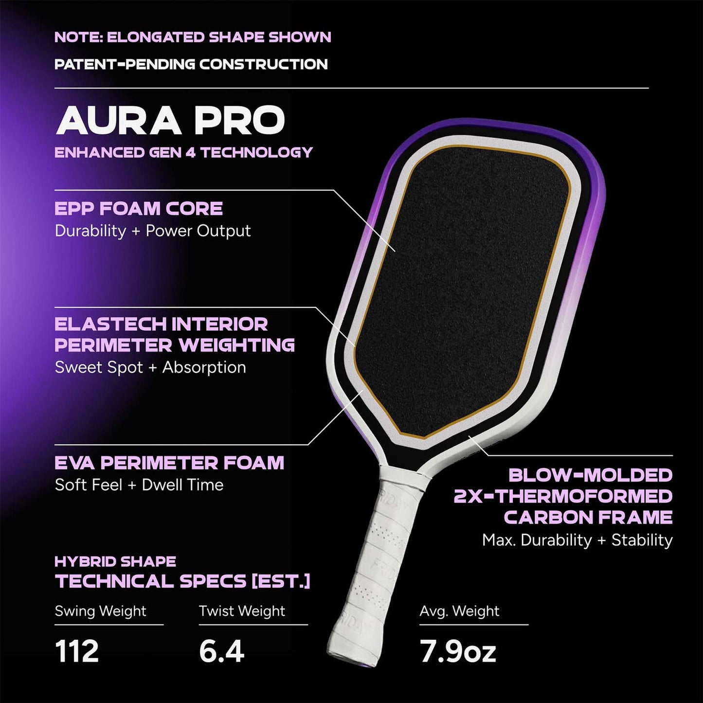 Friday Aura Pro Hybrid Purple