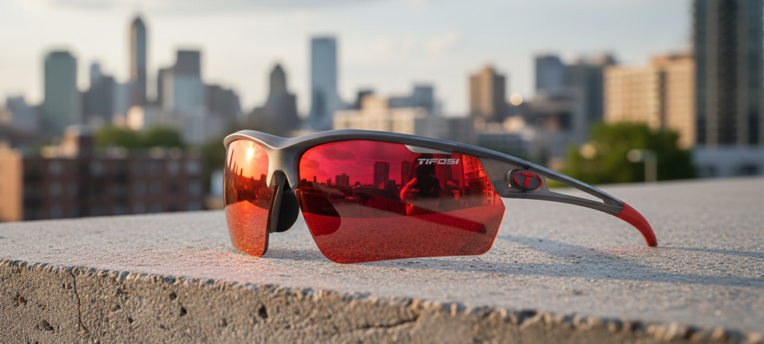 Tifosi Navar FC, Satin Vapor Smoke Red Mirror