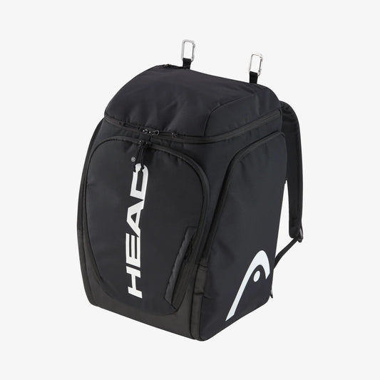 Head Pro X Pickleball Backpack: Black, spacious design for pickleball equipment.
