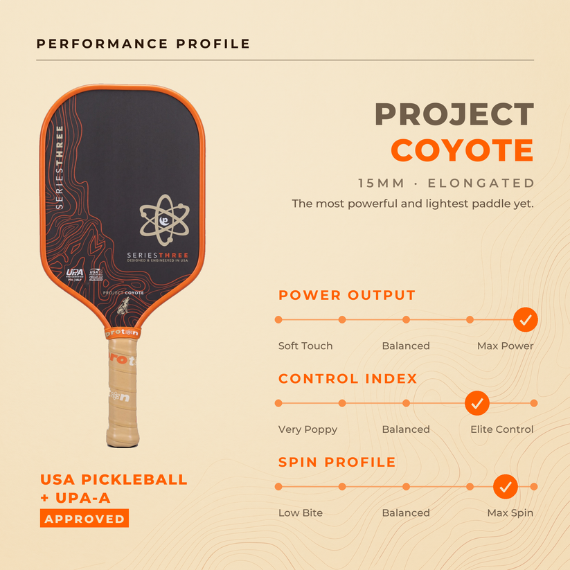Proton Project Coyote Elongated 15mm Paddle
