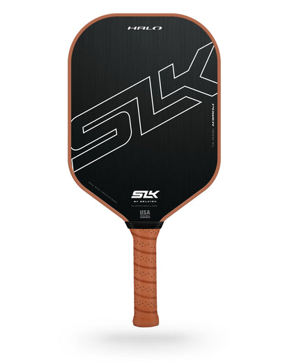 Selkirk Halo Power XL Pickleball Paddle with 5.75" Handle, Black & Copper, Raw Spin Technology
