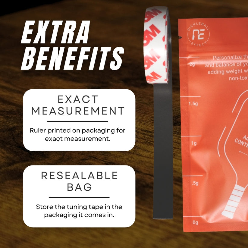 Pickleball Effect Paddle Tuning Tape