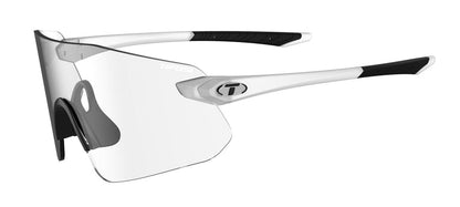 Tifosi Vogel SL sunglasses, satin clear frame with clear lenses.
