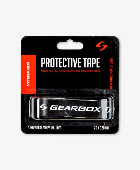 Gearbox Protective Tape: 3 black 20x320mm strips to protect sports gear from damage.
